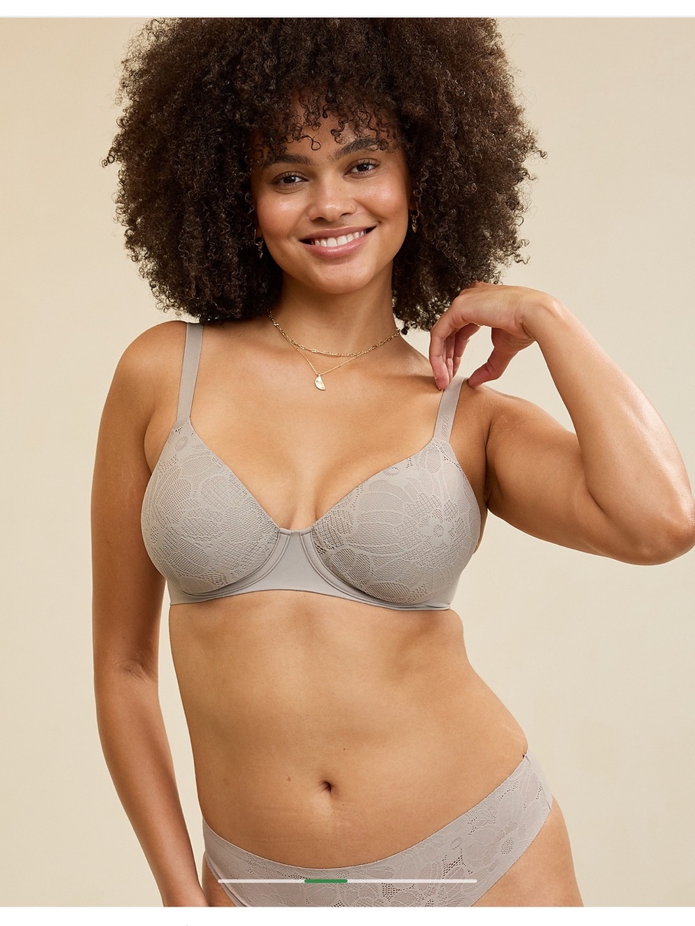 Aerie SMOOTHEZ Full Coverage Lightly Lined Lace Bra